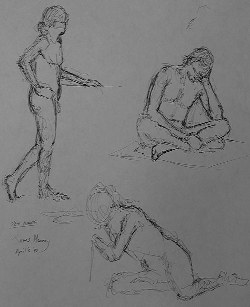 ife drawing: 10 minute - second drawings