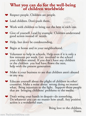 What you can do for the well-being of children worldwide